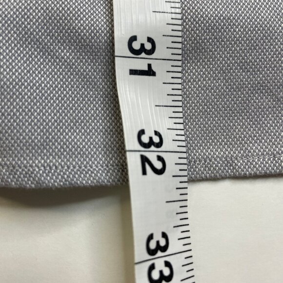 Zara Man Shirt Mens XL Slim Fit Button-Up Gray White Microdot Soft Long Sleeve - Picture 13 of 14